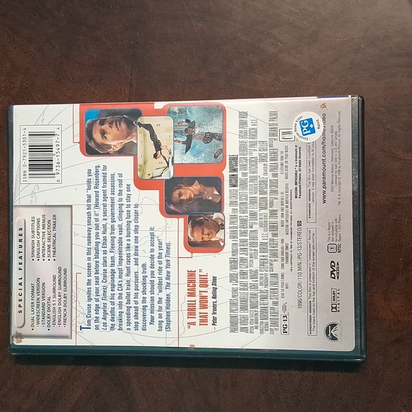 Mission Impossible DVD - Picture 2 of 4